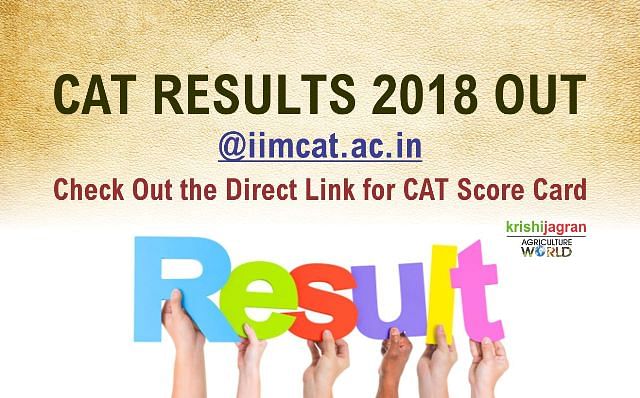 CAT RESULTS 2018 OUT Iimcat Ac In Check Out The Direct Link For CAT