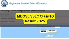 MBOSE SSLC Supplementary Result 2025 Out at mbose.in; Check Steps to Download & Direct Link Here