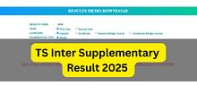 TS Inter Supplementary Result 2025 Out at tgbie.cgg.gov.in: Check TSBIE 1st, 2nd Year Scores; Direct Link here