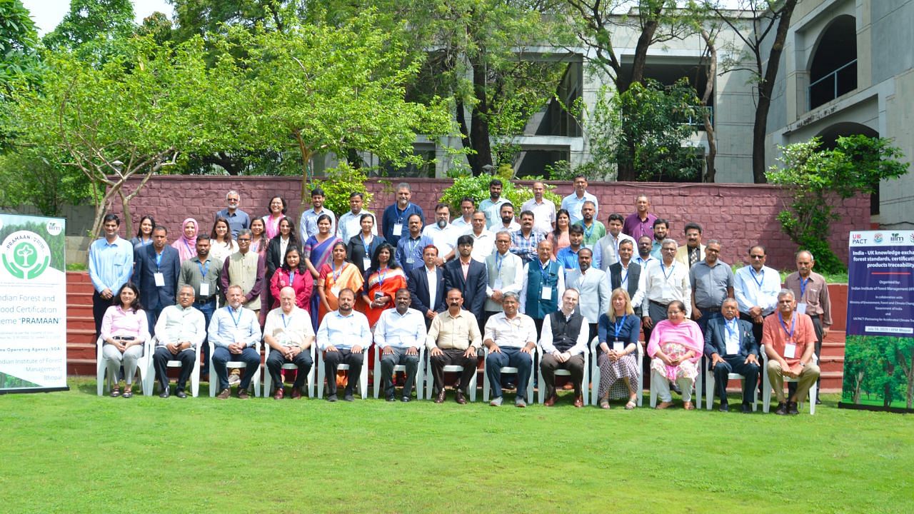 India-UK Knowledge Exchange on Forest Standards, Certification and Traceability Held at IIFM, Bhopal
