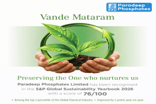 Paradeep Phosphates Secures Place in S&P Global Sustainability Yearbook 2026 