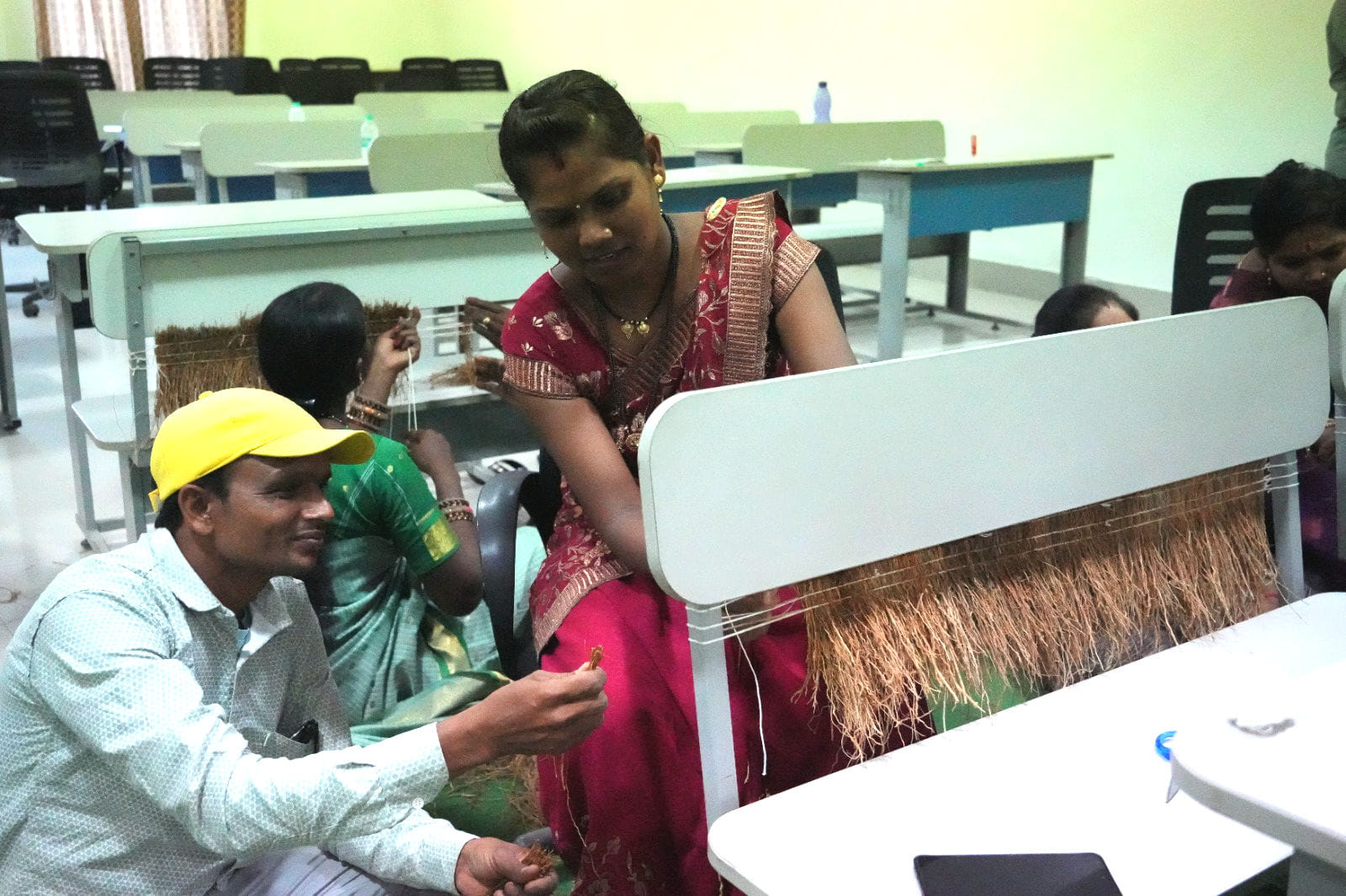 Vetiver Craft Training at Chhattisgarh Tribal Local Health Traditions and Medicinal Plants Board