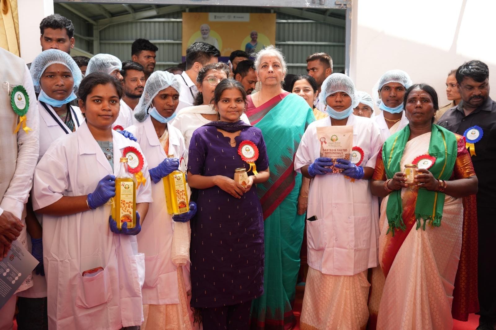 Hon’ble Union Minister of Finance &amp; Corporate Affairs Smt. Nirmala Sitharaman Inaugurates First Women-Led Agro-Processing Centre in Yadgir