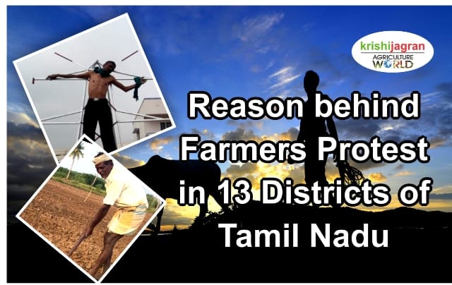 Reason behind Farmers Protest in 13 Districts of Tamil Nadu