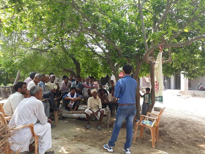 Krishi jagran Bihar team interact with farmers