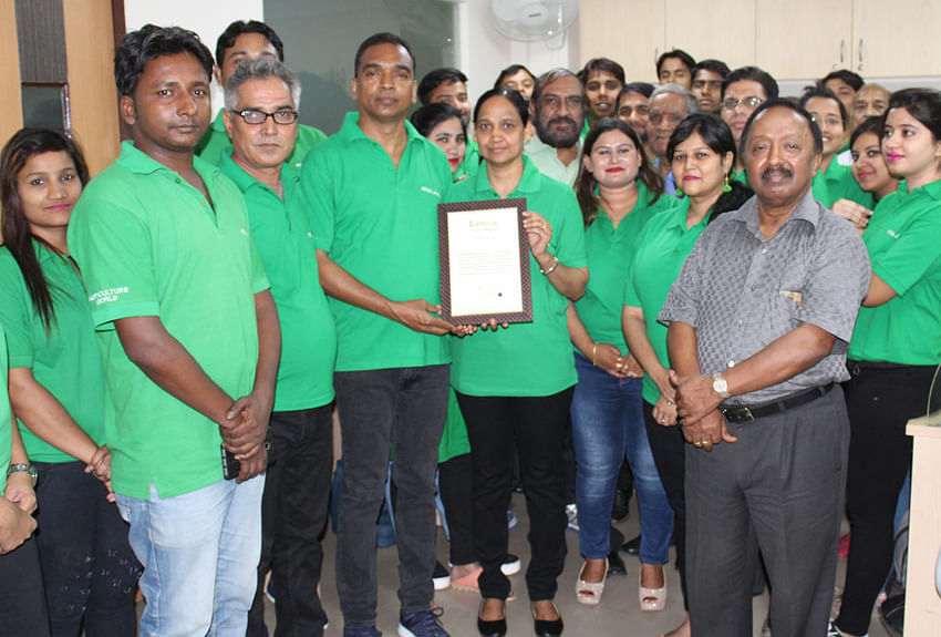 Krishi jagran Team Celebrated LIMCA book of Records