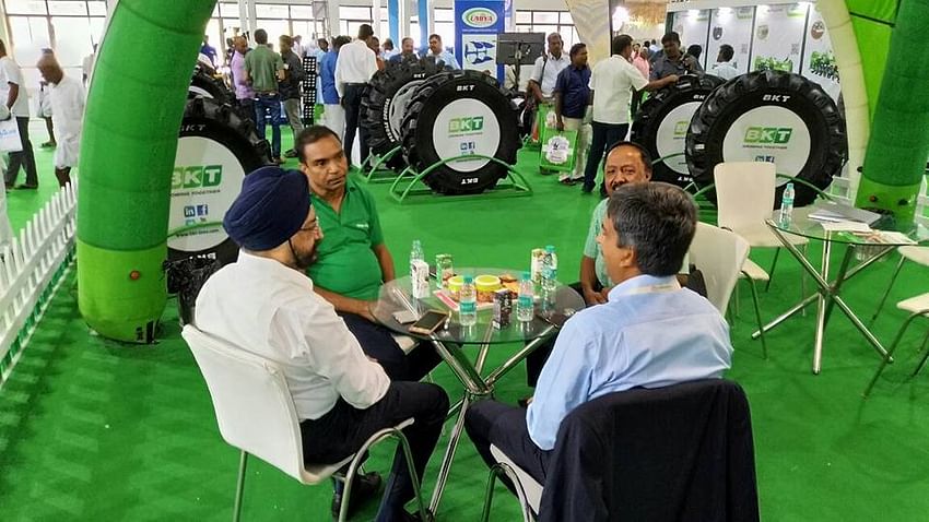 Krishi Jagran Editor in Chief Mr MC Dominic interacted with Mr Amandeep Singh, Assistant General manager, BKT Tyres