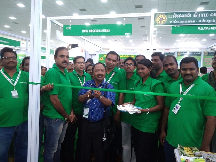 Mr. MG Vasan Inaugurate Krishi Jagran Stall at Agri Intex, Codissia