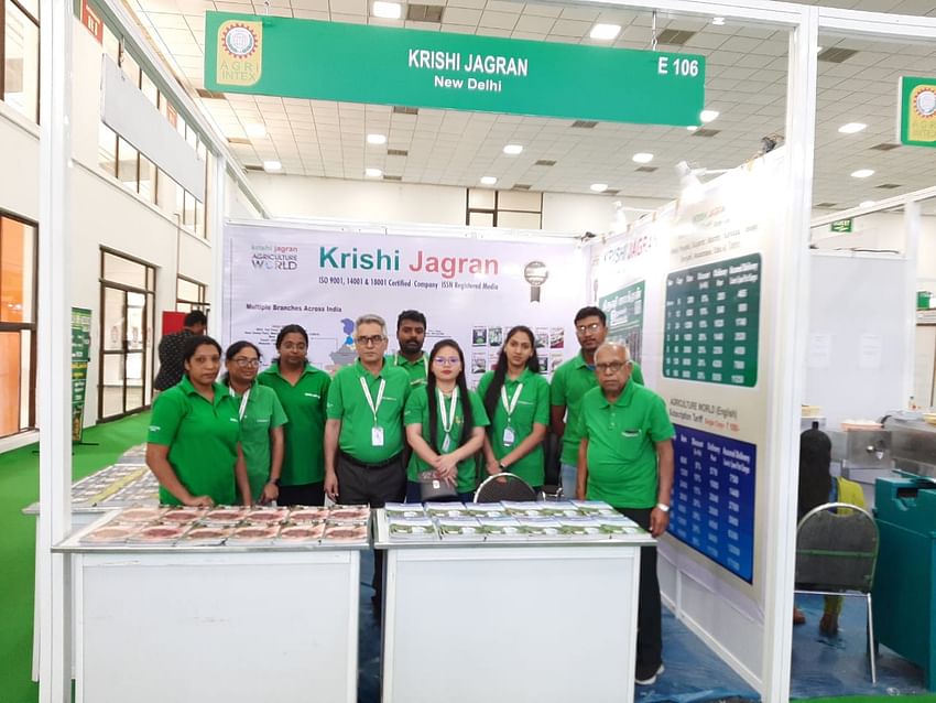 Meet Krishi Jagran team in Agri Intex 2019 at Coimbatore, Tamil Nadu at Hall - E, Stall Number- 106, team available will be here from 12th to 15th July 2019