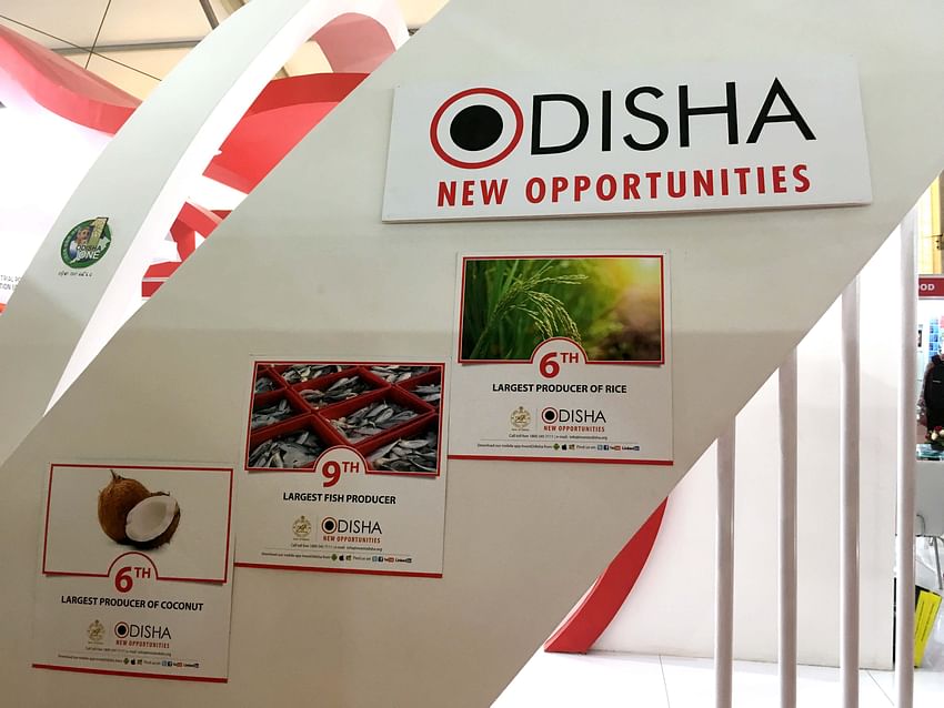 Odisha at the state stall of the WFI, 2017