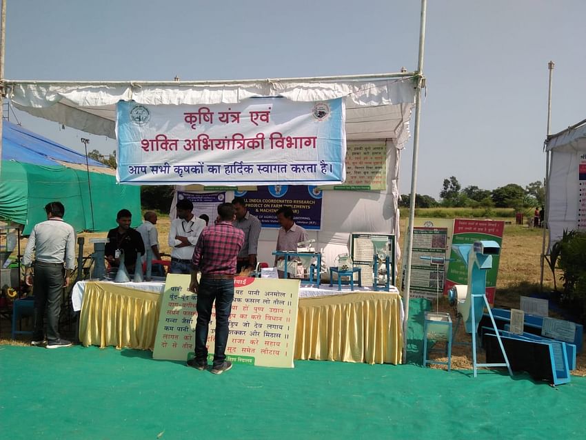 Krishi Jagran covering and interacting with farmers in Krishi Uday at Jawaharlal Nehru Krishi Vishwa Vidyalaya, Jabalpur, Madhya Pradesh on 14th to 16th October 2019.