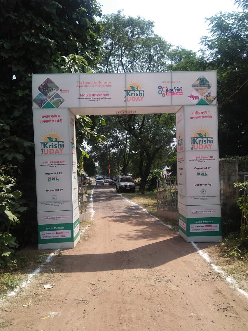 Krishi Jagran covering and interacting with farmers in Krishi Uday at Jawaharlal Nehru Krishi Vishwa Vidyalaya, Jabalpur, Madhya Pradesh on 14th to 16th October 2019.