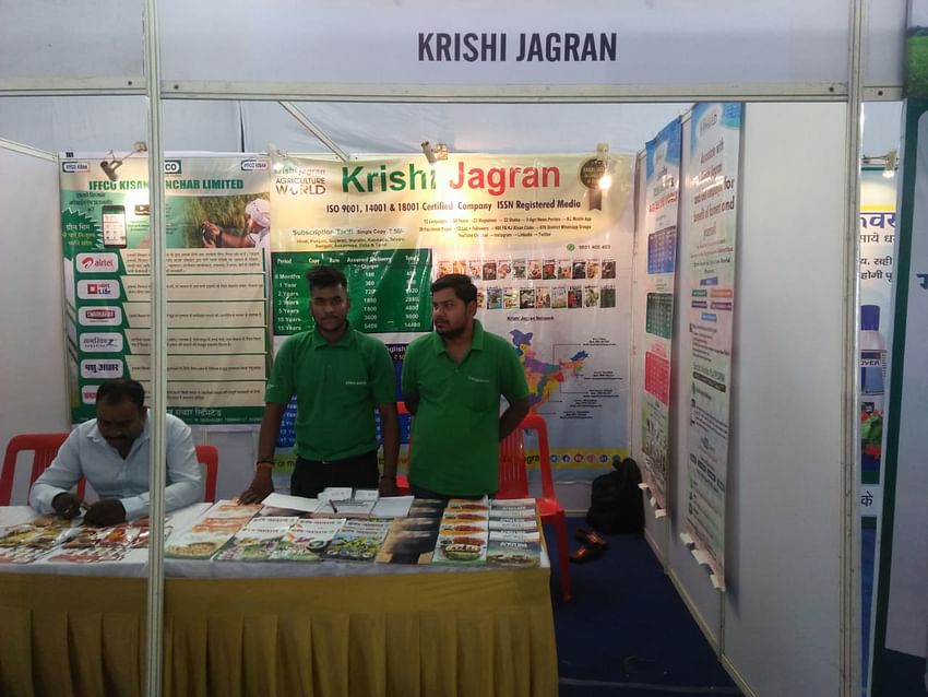 Krishi Jagran covering and interacting with farmers in Krishi Uday at Jawaharlal Nehru Krishi Vishwa Vidyalaya, Jabalpur, Madhya Pradesh on 14th to 16th October 2019.