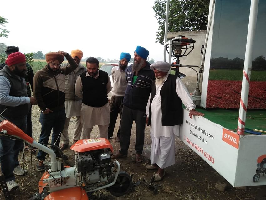 STIHL -Live Road Show and promotion of products to the progressive farming community in Punjab by Krishi Jagran Team.