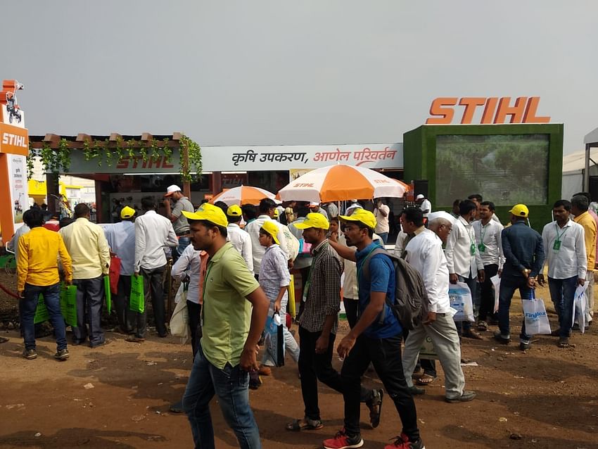 Krishi Jagran covering and interacting with farmers in Kisan 2019 at Pune, Maharashtra,