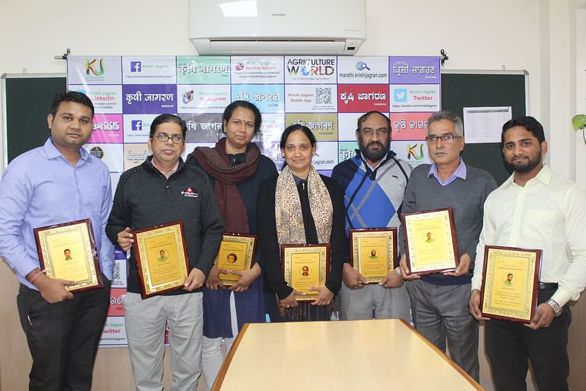 Outstanding Achievement Award 2019 Celebration in Krishi Jagran, New Delhi