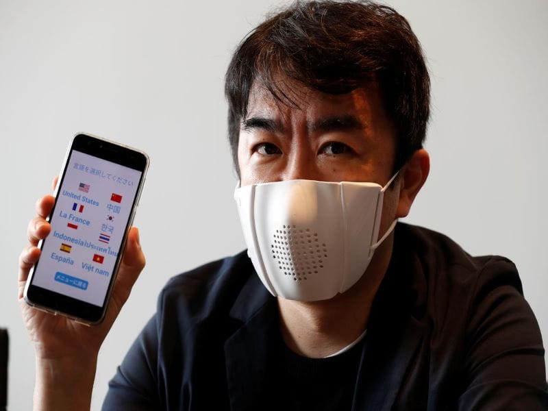 Internet Service Masks Internet-connected Face Masks Invented by Japanese Start-up Can Raise ...
