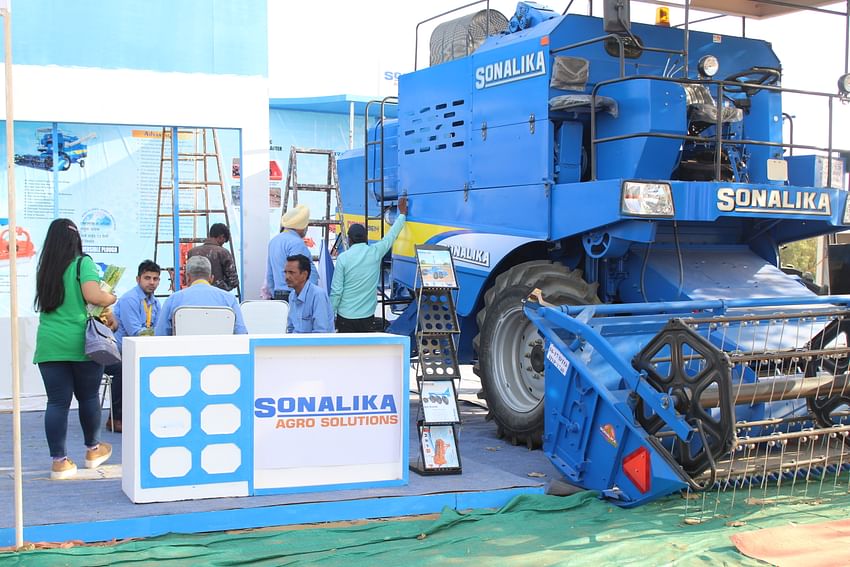 Gigantic to small machineries on display.