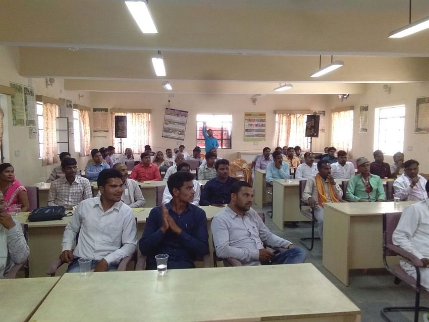 Krishi Jagran  media partner & Walden Agri Infra at CFM SwaNigamit Panchayat (SNP) Event at KVK, Baksha, Jaunpur in Uttar Pradesh. 60 Gram Panchayat representatives attended to gain insight on the latest developments in farming sector.