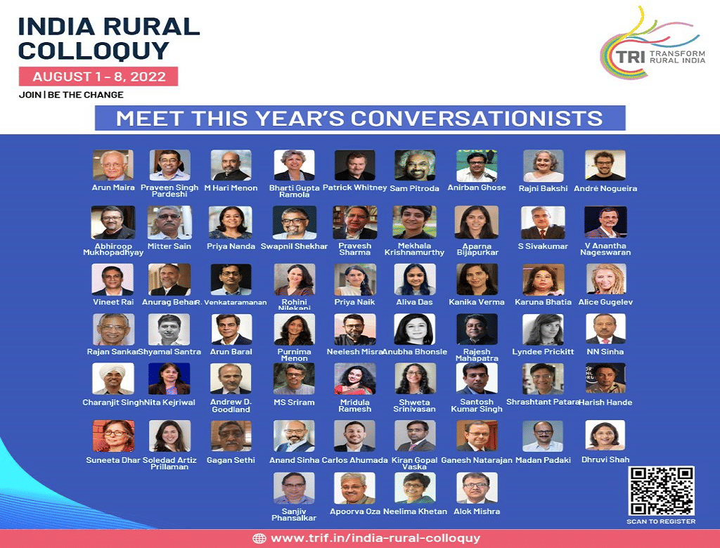 Transform Rural India to Begin Weeklong India Rural Colloquy on 1 August