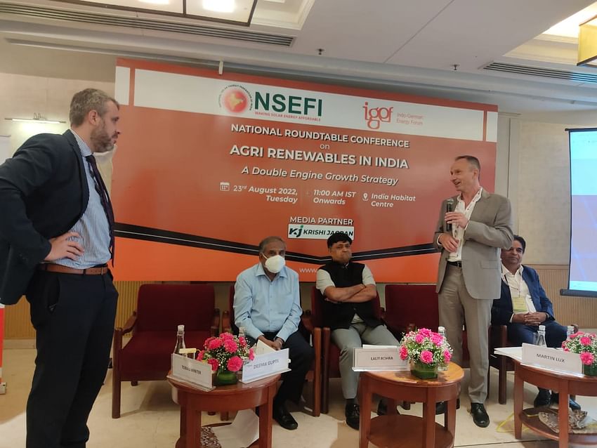 National Solar Energy Federation of India (NSEFI) and Indo-German Energy Forum together organizes the National Roundtable on Agri - Renewables in India