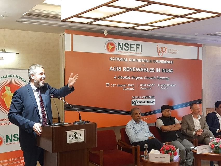 National Solar Energy Federation of India (NSEFI) and Indo-German Energy Forum together organizes the National Roundtable on Agri - Renewables in India