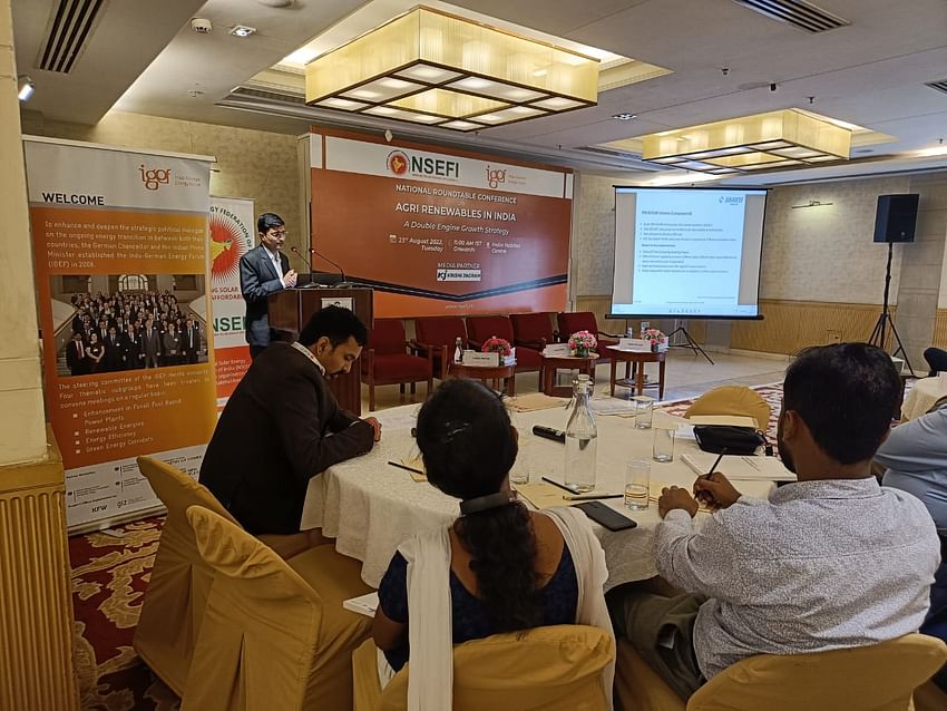 National Solar Energy Federation of India (NSEFI) and Indo-German Energy Forum together organizes the National Roundtable on Agri - Renewables in India