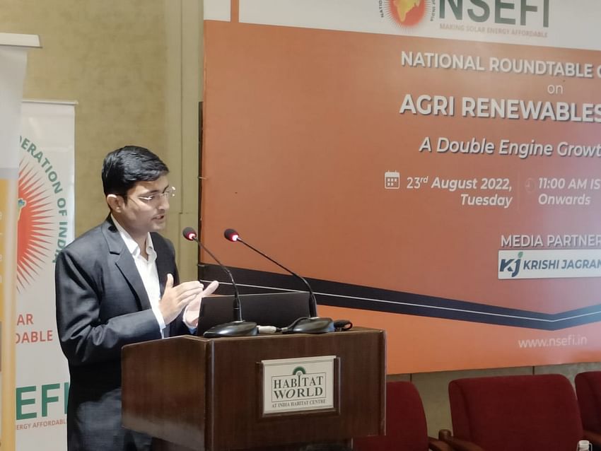 National Solar Energy Federation of India (NSEFI) and Indo-German Energy Forum together organizes the National Roundtable on Agri - Renewables in India