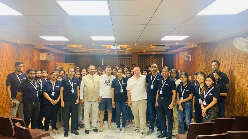 Communication Manager, International Dairy Federation, Sebastian Dates along with Mag Nutrición Rafael Cornes are at Krishi Jagran headquarters in New Delhi.