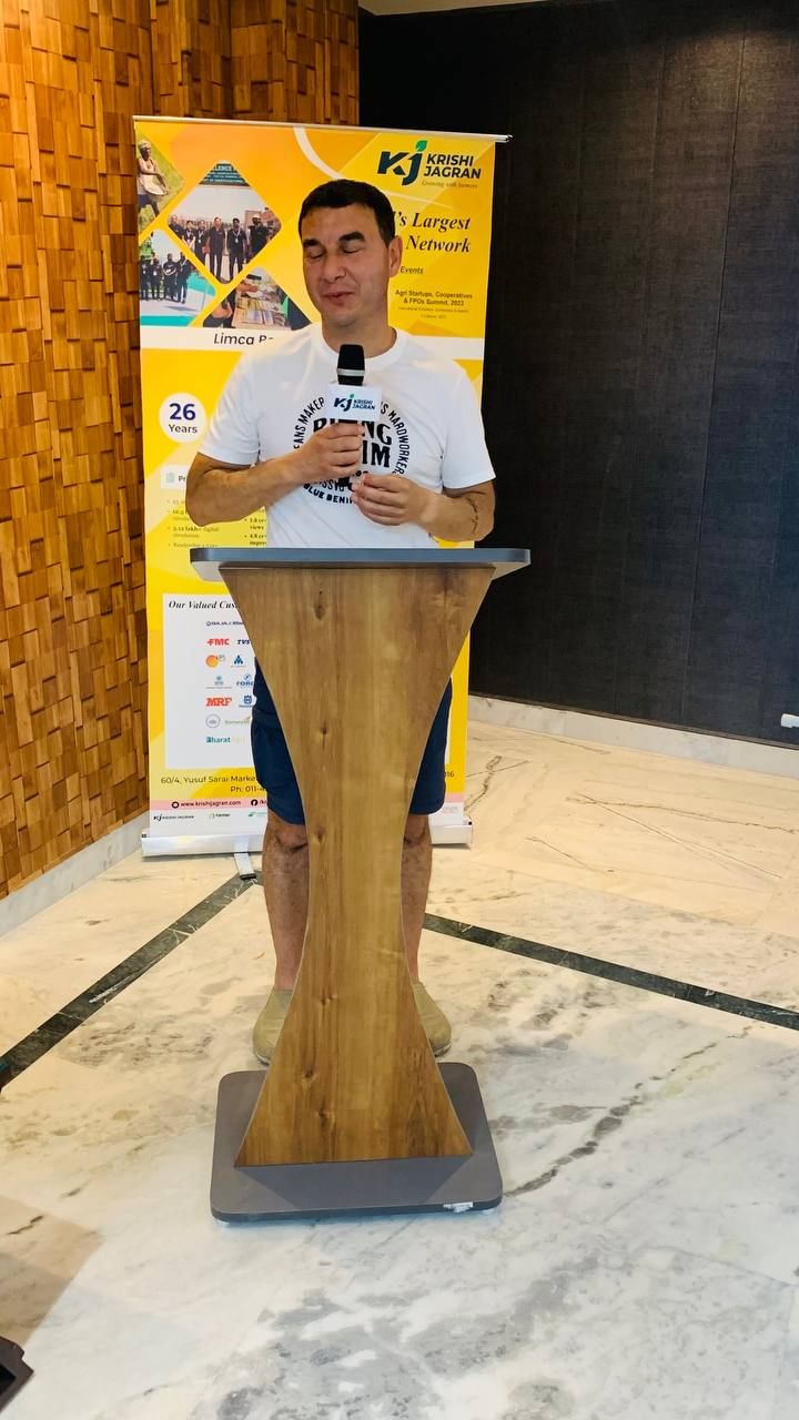 Communication Manager, International Dairy Federation, Sebastian Dates along with Mag Nutrición Rafael Cornes are at Krishi Jagran headquarters in New Delhi.