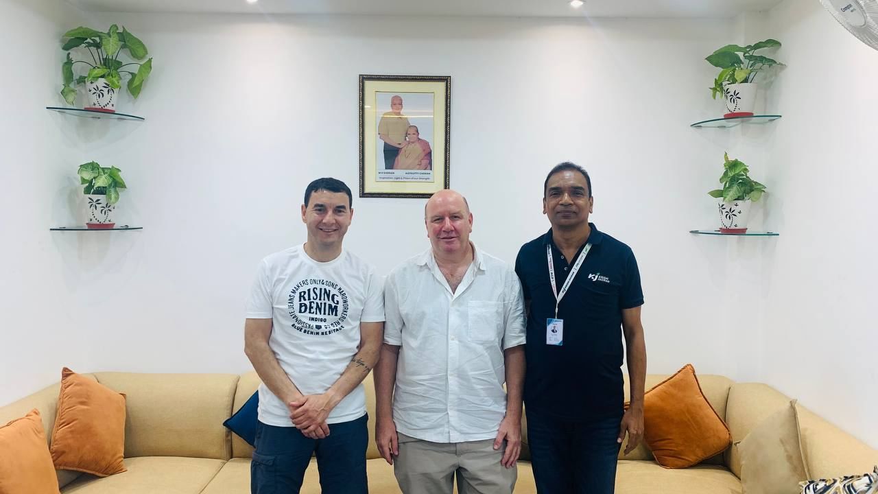 Communication Manager, International Dairy Federation, Sebastian Dates along with Mag Nutrición Rafael Cornes are at Krishi Jagran headquarters in New Delhi.