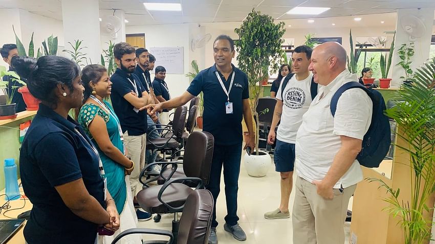 Communication Manager, International Dairy Federation, Sebastian Dates along with Mag Nutrición Rafael Cornes are at Krishi Jagran headquarters in New Delhi.