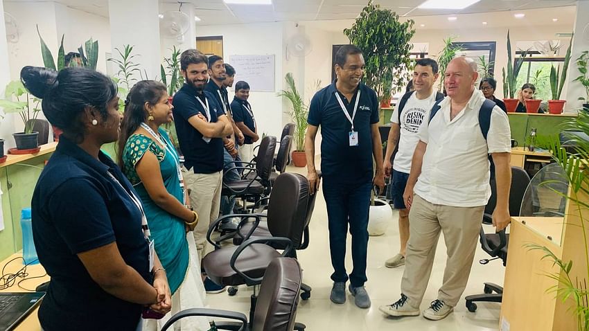 Communication Manager, International Dairy Federation, Sebastian Dates along with Mag Nutrición Rafael Cornes are at Krishi Jagran headquarters in New Delhi.