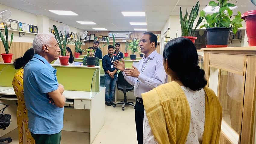 KV Venkateswaran and Geeta Venkateswaran, two veterans visited the Krishi Jagran office