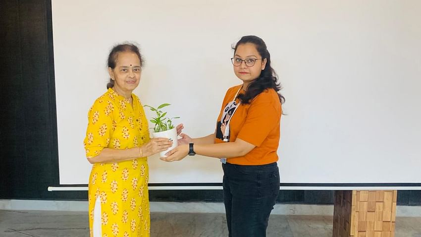 KV Venkateswaran and Geeta Venkateswaran, two veterans visited the Krishi Jagran office