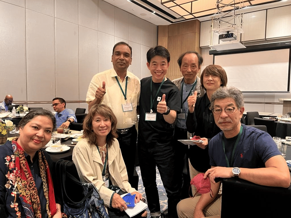 Participants from different countries got together!