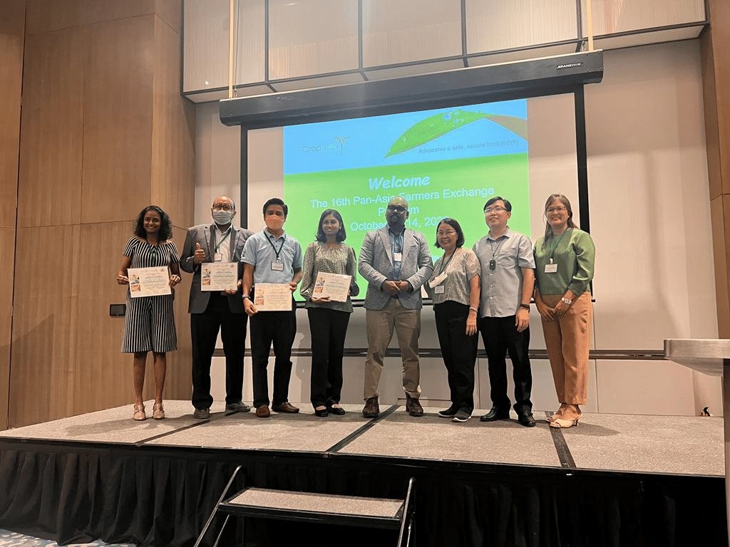 Finally, the acknowledgment as participants pose with their certificates.