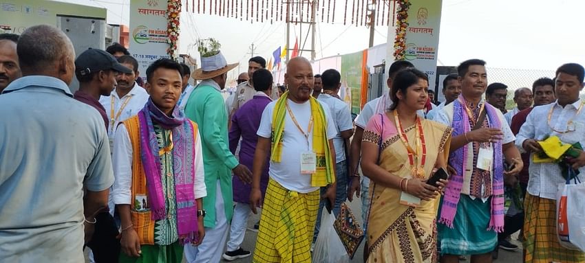 Farmers from all over the country participated in the Agri startup conclave