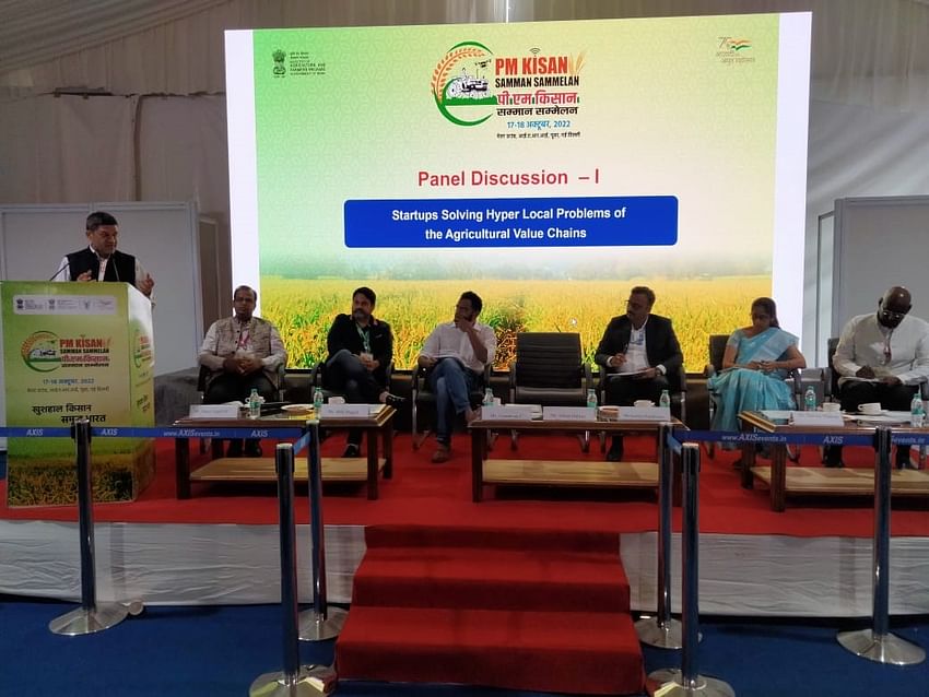 Panelists at the technical session on ‘Startups solving Hyper Local Problems of the Agricultural Value Chains’