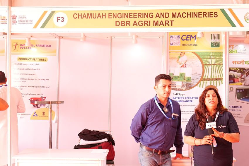 Chamuah Engineering & Machineries & DBR Agri Mart at PM Kisan Samman Sammelan 2022 at IARI, Pusa in New Delhi.