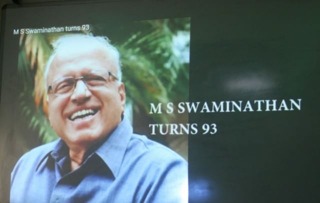 Ppt show on Achievements of M S Swaminathan