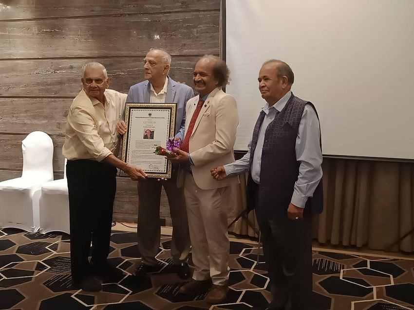 PMFAI honoured Prof. (Dr.) G D Yadav, National Science Chair (SERB/DST/GOI) for his contributions towards research on nanomaterials, gas absorption with chemical reaction, and phase transfer catalysis.