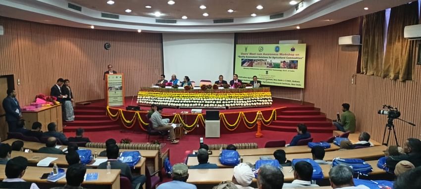 ICAR-IARI hosts workshop on “e-Quality Assessment Solutions for Agricultural Commodities” to promote the development and solutions for National Agriculture Market(eNAM) in New Delhi.