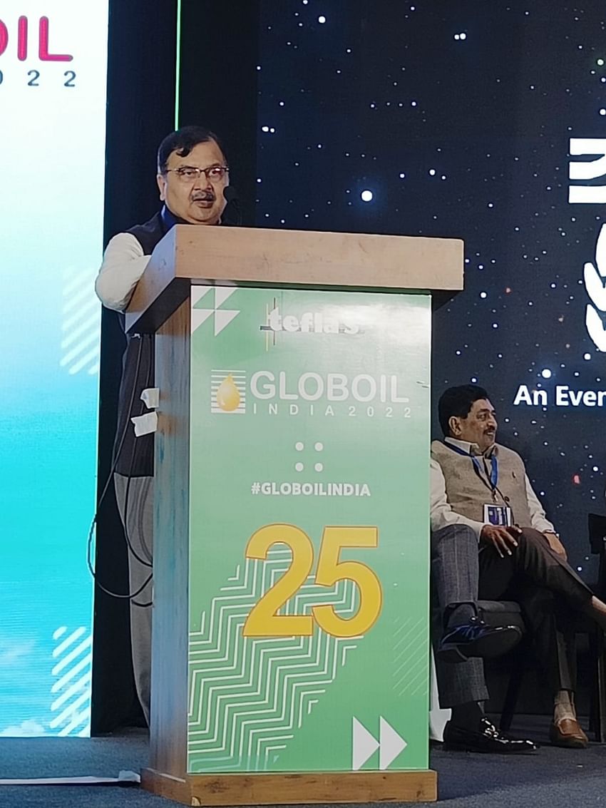 Atul Chaturvedi, Executive Chairman, Renuka Sugars Ltd addressing the gathering at ‘Globoil & Sugar Summit 2022’ in Goa.