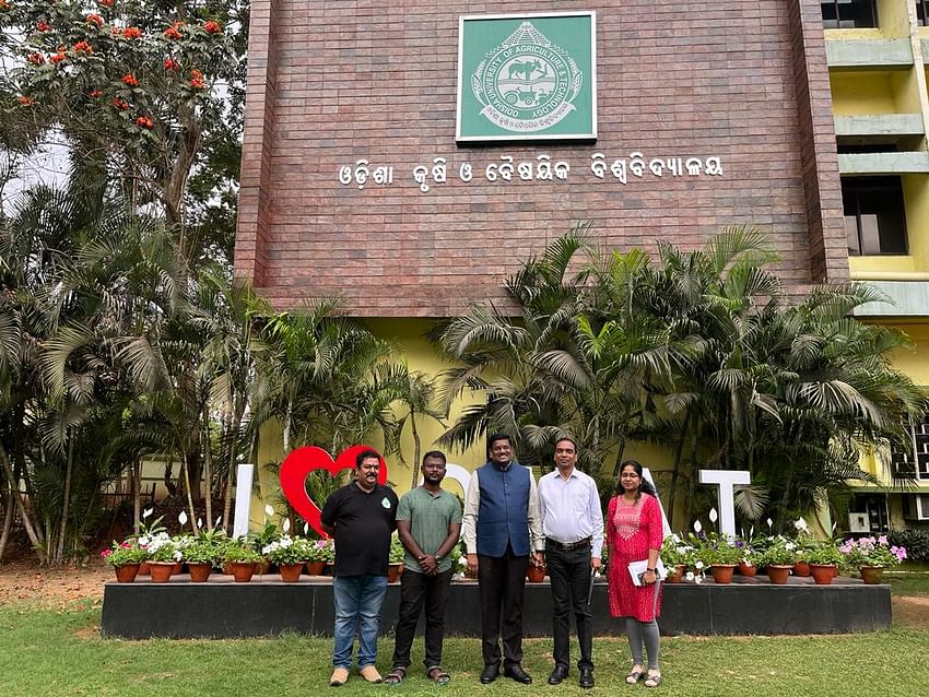 KRISHI JAGRAN TEAM AT ODISHA UNIVERSITY OF AGRICULTURE AND TECHNOLOGY