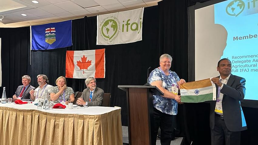 With ‘AJAI’ India Joins as the 61st Member of 'International Federation of Agricultural Journalists (IFAJ) in Canada