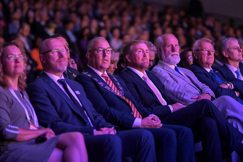 Willem-Alexander, 'King' of the Netherlands at 'ISF World Congress 2024'!